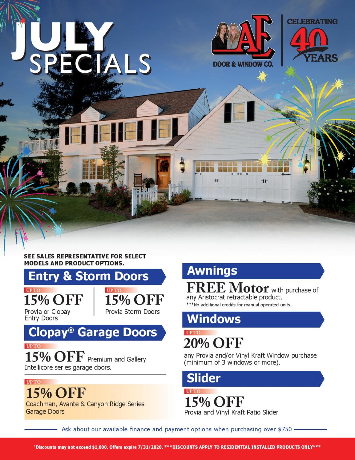 AE Door JULY20 Flyer DD-page-001 - Clopay Dealer